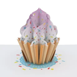 Lovepop Birthday|Happy Birthday Sprinkles Cupcake: Paperpop® Card