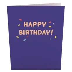 Lovepop Birthday|Happy Birthday Sprinkles Cupcake: Paperpop® Card