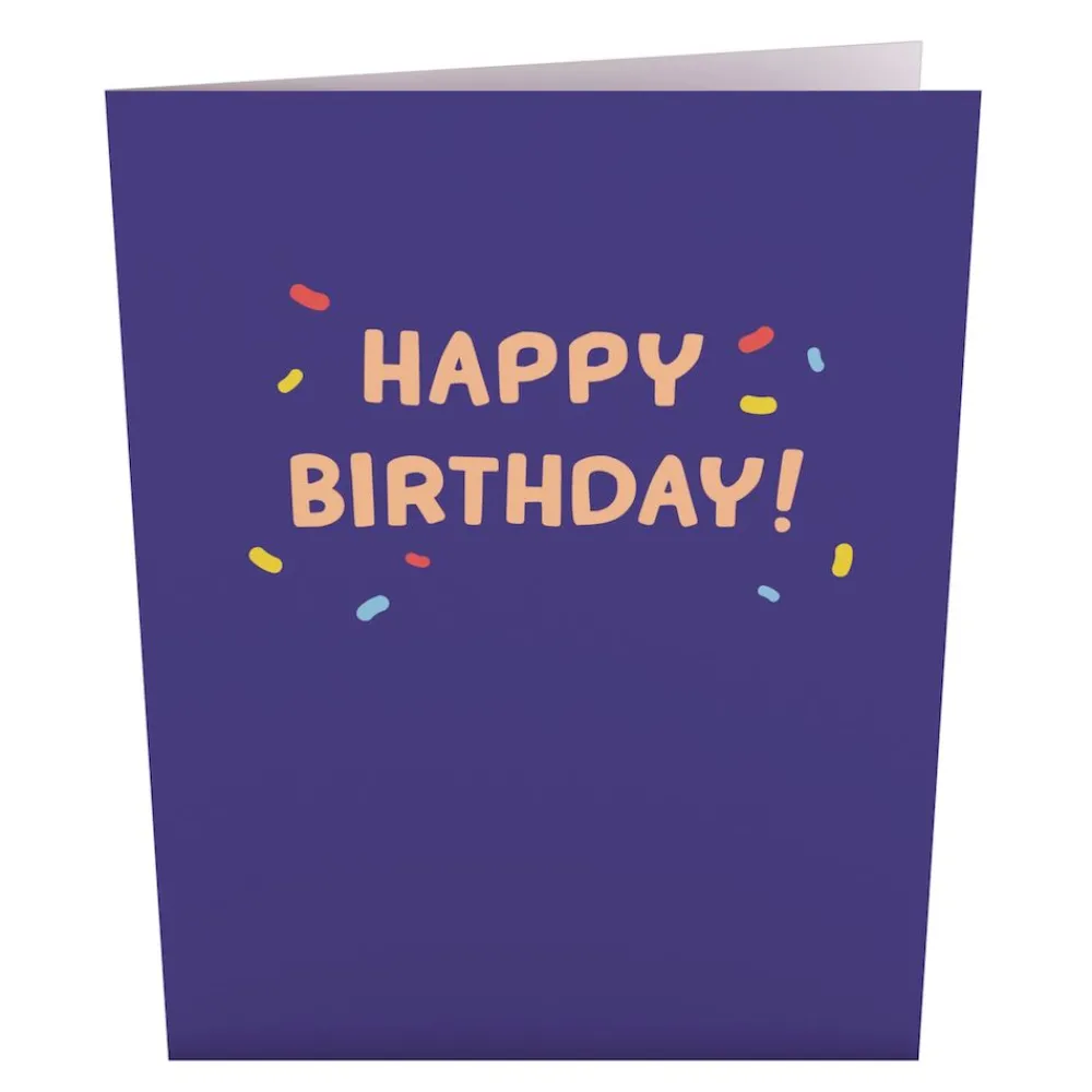 Lovepop Birthday|Happy Birthday Sprinkles Cupcake: Paperpop® Card