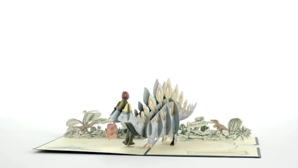 Lovepop Greeting Cards|Birthday|Happy Birthday Stegosaurus Pop-Up Card