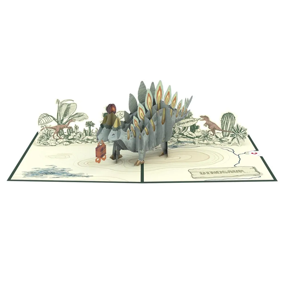 Lovepop Greeting Cards|Birthday|Happy Birthday Stegosaurus Pop-Up Card
