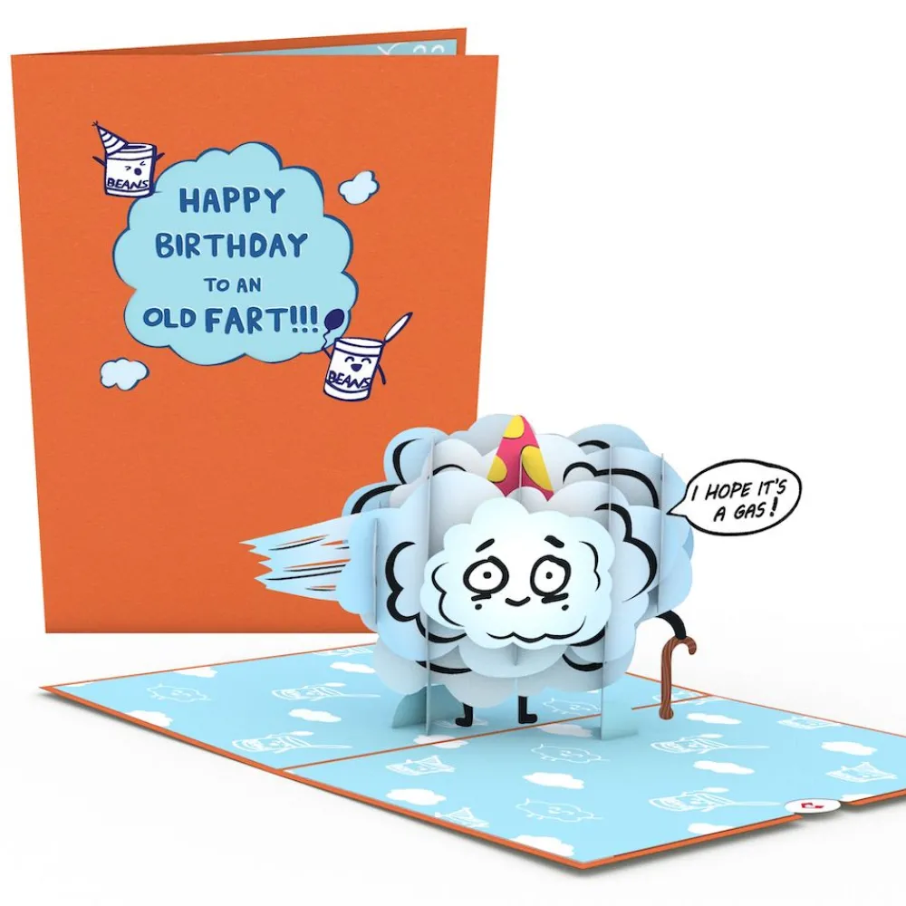 Lovepop Greeting Cards|Birthday|Happy Birthday to an Old Fart Pop-Up Card