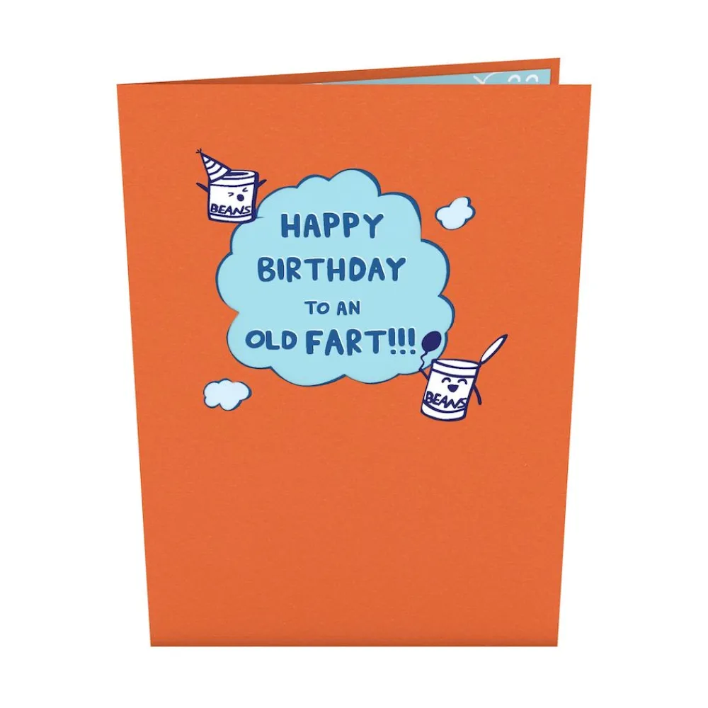Lovepop Greeting Cards|Birthday|Happy Birthday to an Old Fart Pop-Up Card
