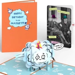Lovepop Birthday|Happy Birthday to an Old Fart Pop-Up Card and Sentiment Set for Any Man