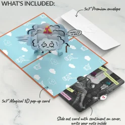 Lovepop Birthday|Happy Birthday to an Old Fart Pop-Up Card and Sentiment Set for Any Man