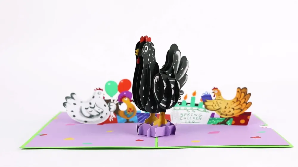 Lovepop Greeting Cards|Birthday|Happy Birthday To My Spring Chicken Pop-Up Card