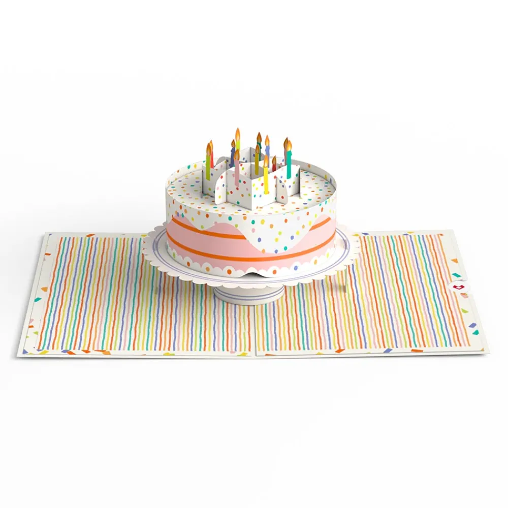 Lovepop Greeting Cards|Birthday|Happy Birthday to You! Confetti Cake Pop-Up Card