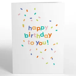 Lovepop Greeting Cards|Birthday|Happy Birthday to You! Confetti Cake Pop-Up Card
