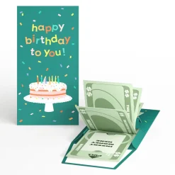 Lovepop Birthday|Happy Birthday to You! Confetti Cake Money Holder