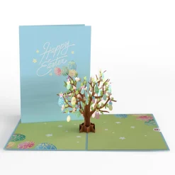 Lovepop Greeting Cards|Easter 4/20|Happy Easter Egg Tree Pop-Up Card