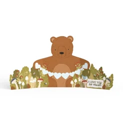 Lovepop Decor|Father'S Day 6/15|Happy Father's Day Bear Tri-Fold Card