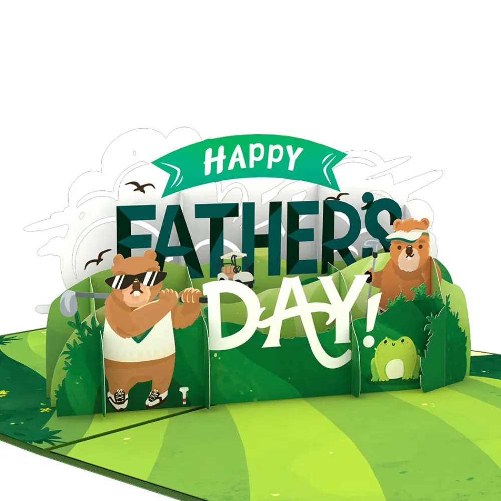 Lovepop Father'S Day 6/15|Dad|Happy Father's Day Golf Pop-Up Card