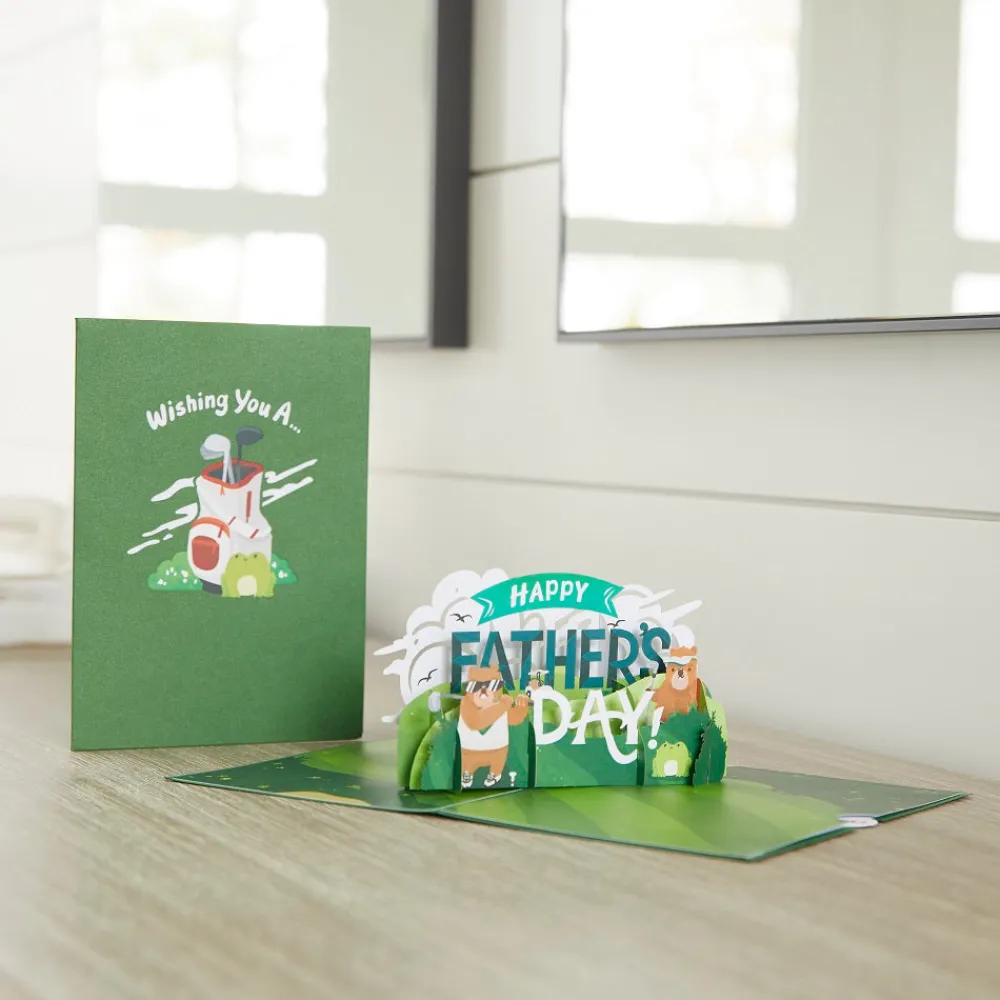 Lovepop Father'S Day 6/15|Dad|Happy Father's Day Golf Pop-Up Card
