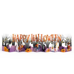 Lovepop Decor|Halloween 10/31|Happy Halloween Trick-or-Treat Loooooong Card™ (Expands to 2 feet)