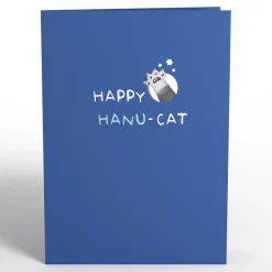 Lovepop Hanukkah 12/14|Happy Hanukkah Cat Pop-Up Card