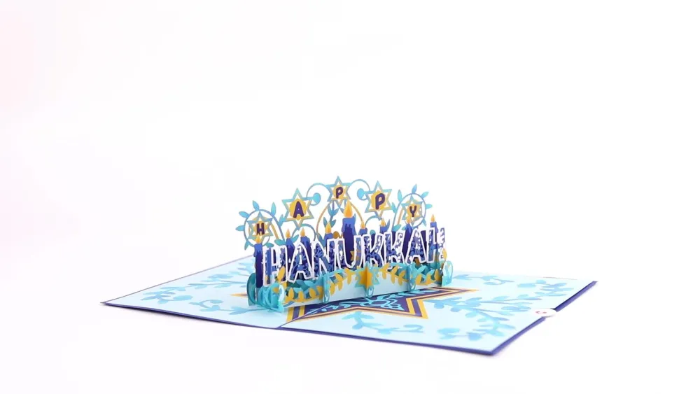 Lovepop Greeting Cards|Hanukkah 12/14|Happy Hanukkah Pop-Up Card