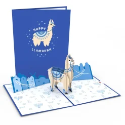 Lovepop Greeting Cards|Religious|Happy Llamakah Pop-Up Card