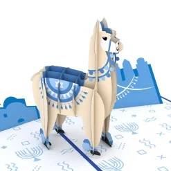 Lovepop Greeting Cards|Religious|Happy Llamakah Pop-Up Card