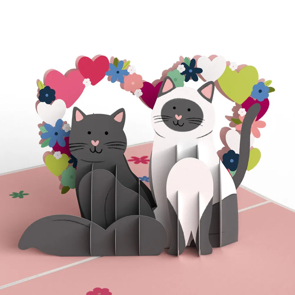 Lovepop Valentine'S Day 2/14|Happy Meowentine’s Day Cat 4-in-1 Nesting Card