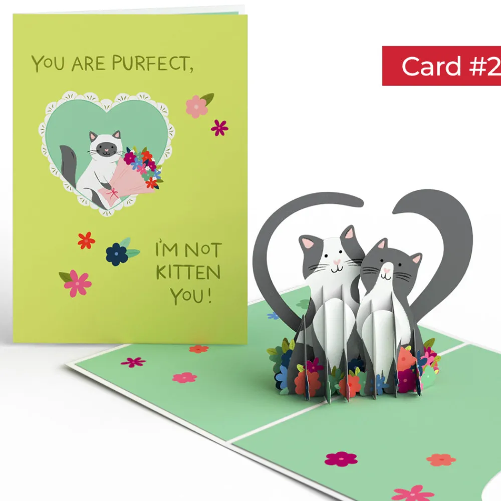 Lovepop Valentine'S Day 2/14|Happy Meowentine’s Day Cat 4-in-1 Nesting Card