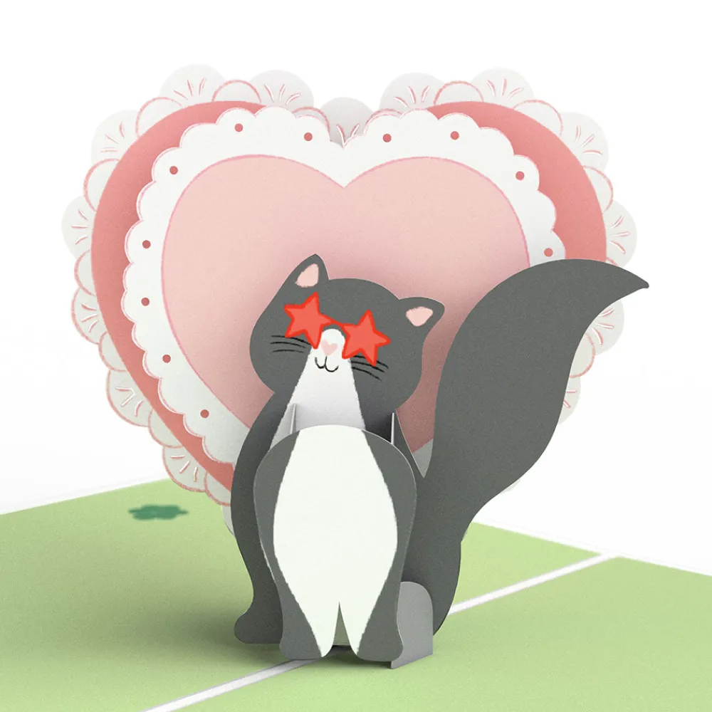 Lovepop Valentine'S Day 2/14|Happy Meowentine’s Day Cat 4-in-1 Nesting Card