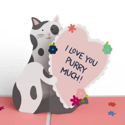 Lovepop Valentine'S Day 2/14|Happy Meowentine’s Day Cat 4-in-1 Nesting Card