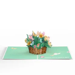 Lovepop Greeting Cards|Mother'S Day 5/11|Happy Mother’s Day Butterfly Basket Pop-Up Card