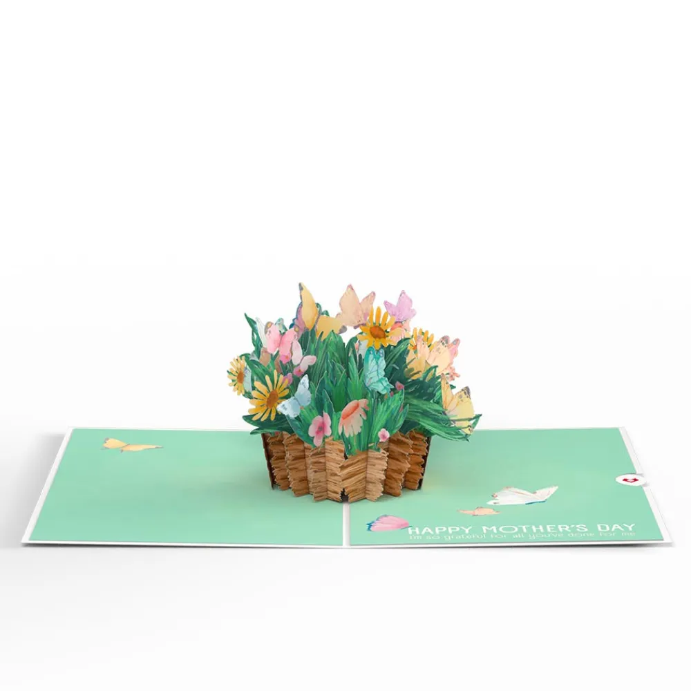 Lovepop Greeting Cards|Mother'S Day 5/11|Happy Mother’s Day Butterfly Basket Pop-Up Card