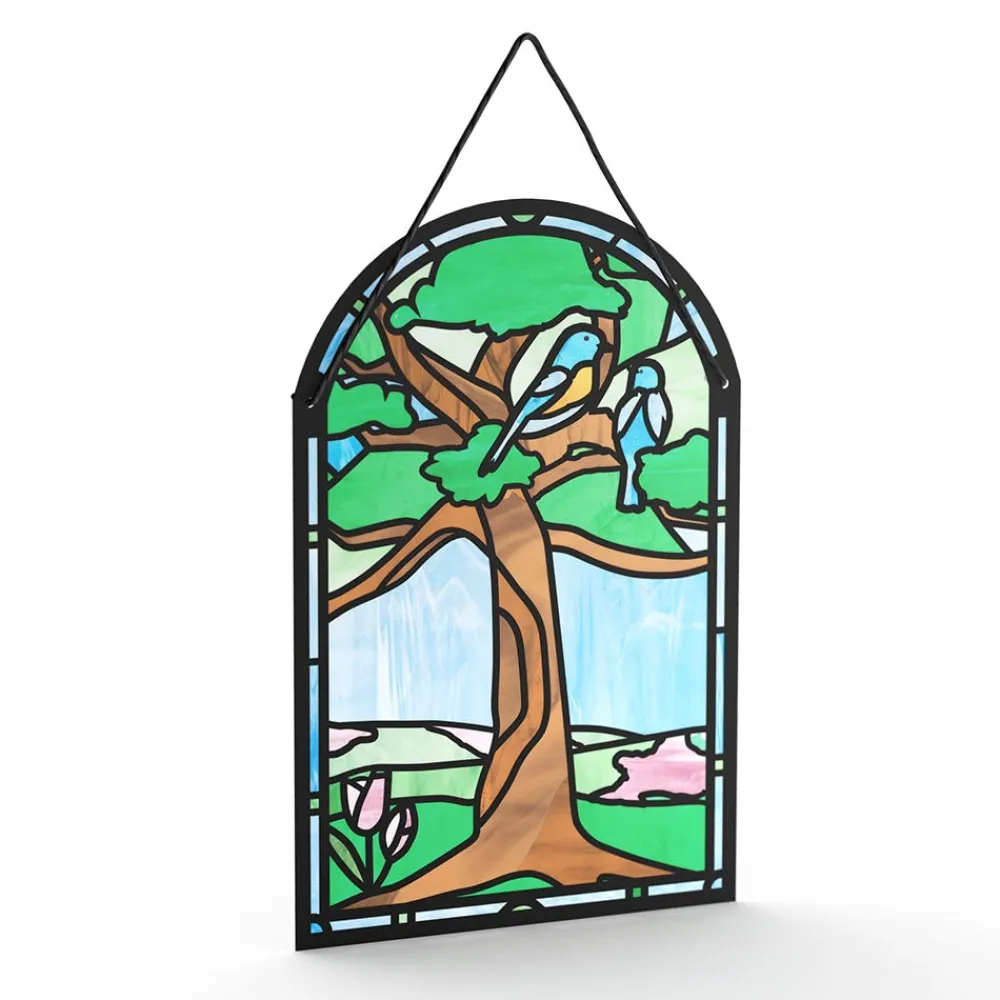 Lovepop Suncatcher Cards|Decor|Happy Mother's Day Robins Suncatcher Card