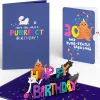 Lovepop Birthday|Happy 30th Birthday Cats Pop-Up Card and Sentiment Set