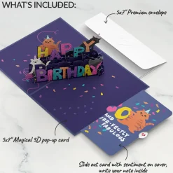 Lovepop Birthday|Happy 30th Birthday Cats Pop-Up Card and Sentiment Set