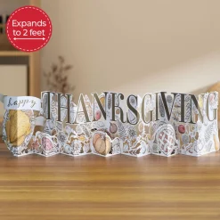 Lovepop Decor|Thanksgiving 11/27|Happy Thanksgiving Loooooong Card™ (Expands to 2 feet)