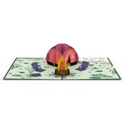 Lovepop Greeting Cards|Retirement|Happy Trails Camping Trip Pop-Up Card