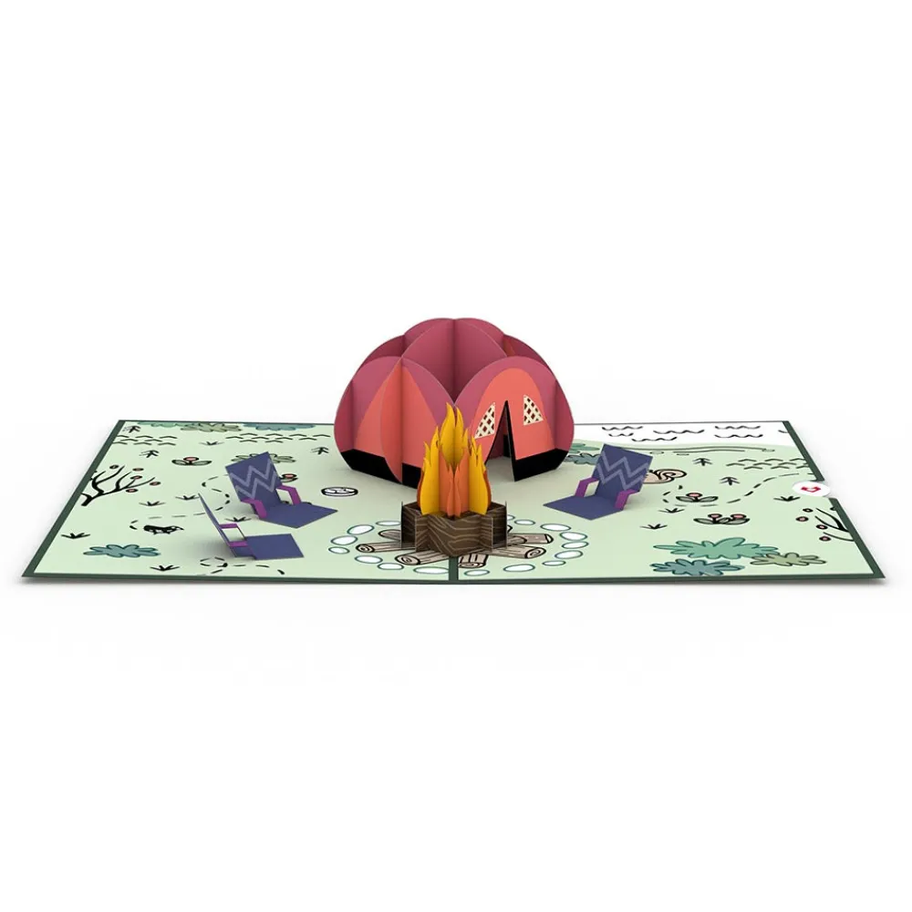 Lovepop Greeting Cards|Retirement|Happy Trails Camping Trip Pop-Up Card