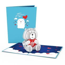Lovepop Greeting Cards|Valentine'S Day 2/14|Happy Valentine's Day' Bear Pop-Up Card