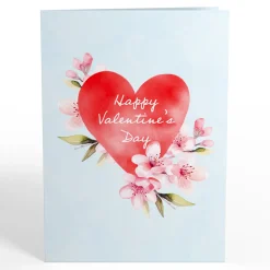 Lovepop Greeting Cards|Valentine'S Day 2/14|Happy Valentine's Day Cherry Blossom Tree Pop-Up Card