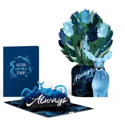 Lovepop Pop-Up Bouquets|Card & Gift Bundles|Harry Potter™ Always Pop-Up Card & Flower Buds Bouquet Bundle