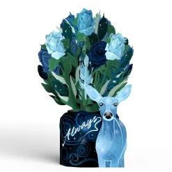Lovepop Pop-Up Bouquets|Card & Gift Bundles|Harry Potter™ Always Pop-Up Card & Flower Buds Bouquet Bundle