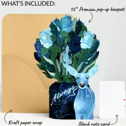 Lovepop Pop-Up Bouquets|Flower Buds|Harry Potter Always Flower Buds Bouquet