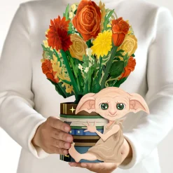 Lovepop Pop-Up Bouquets|Card & Gift Bundles|Harry Potter™ Dobby™ Birthday Pop-Up Card & Flower Buds Bouquet Bundle