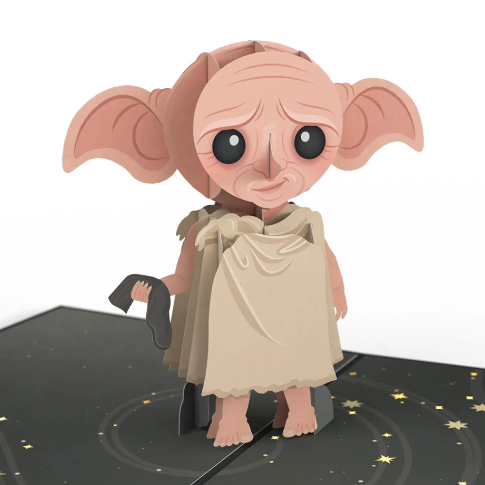 Lovepop Pop-Up Bouquets|Card & Gift Bundles|Harry Potter™ Dobby™ Birthday Pop-Up Card & Flower Buds Bouquet Bundle