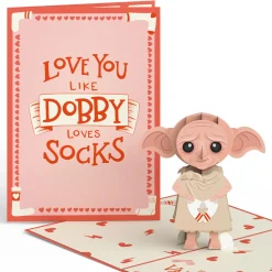 Lovepop Greeting Cards|Valentine'S Day 2/14|Harry Potter™ Dobby™ Valentine’s Day Pop-Up Card