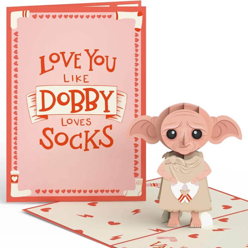 Lovepop Greeting Cards|Valentine'S Day 2/14|Harry Potter™ Dobby™ Valentine’s Day Pop-Up Card