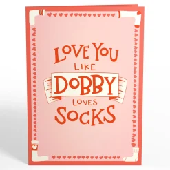 Lovepop Greeting Cards|Valentine'S Day 2/14|Harry Potter™ Dobby™ Valentine’s Day Pop-Up Card