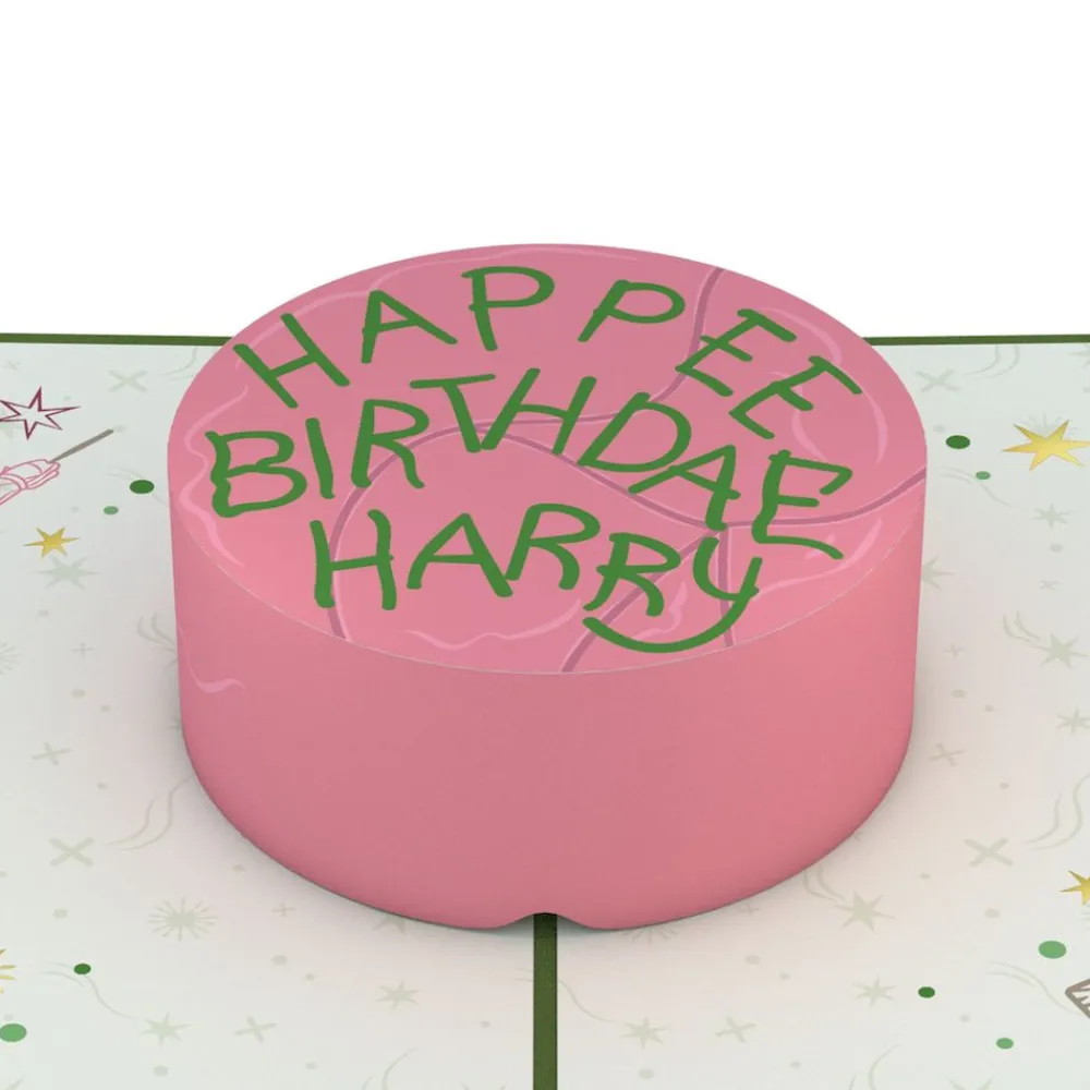 Lovepop Birthday|Her|Harry Potter™ Happee Birthdae Cake Pop-Up Card