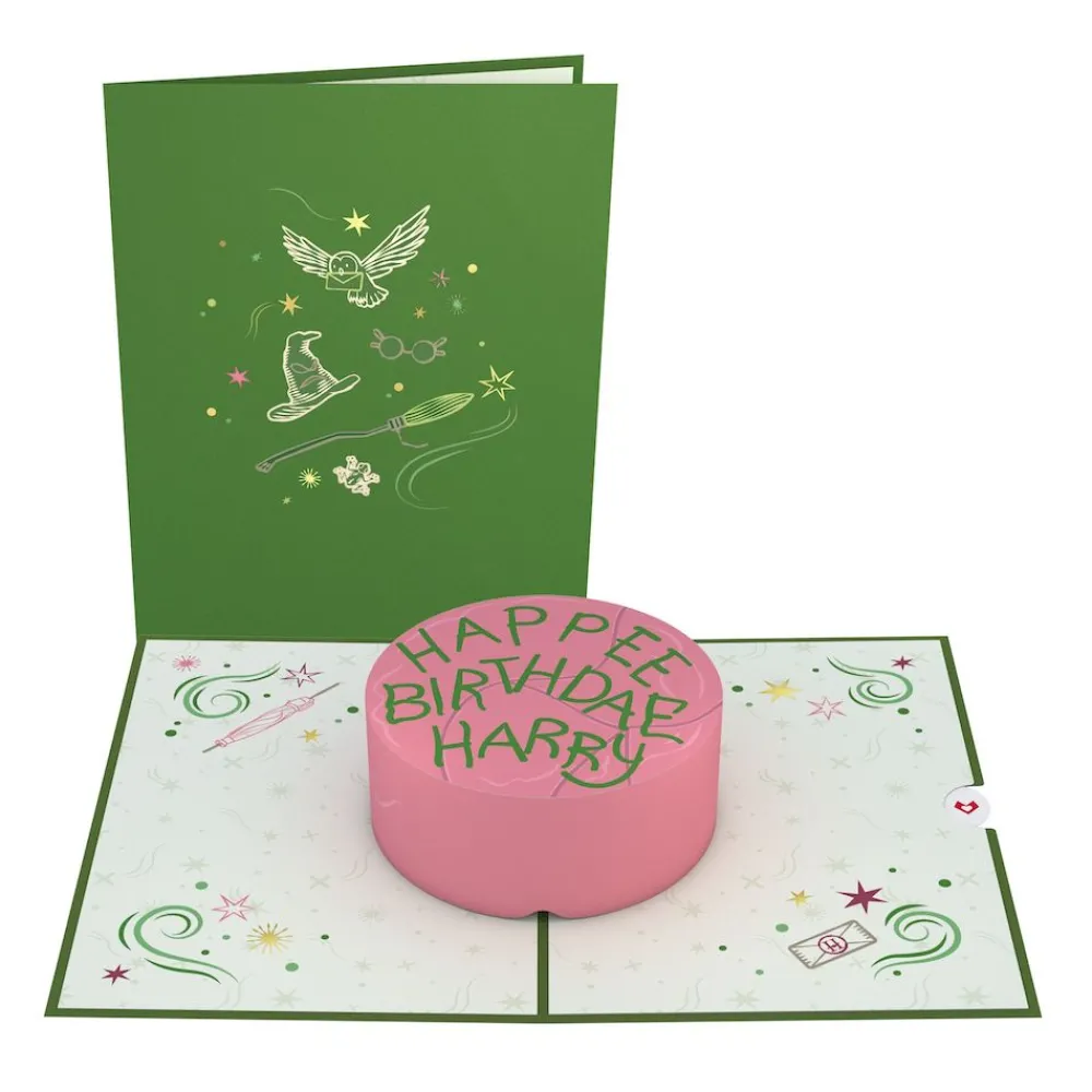 Lovepop Birthday|Her|Harry Potter™ Happee Birthdae Cake Pop-Up Card