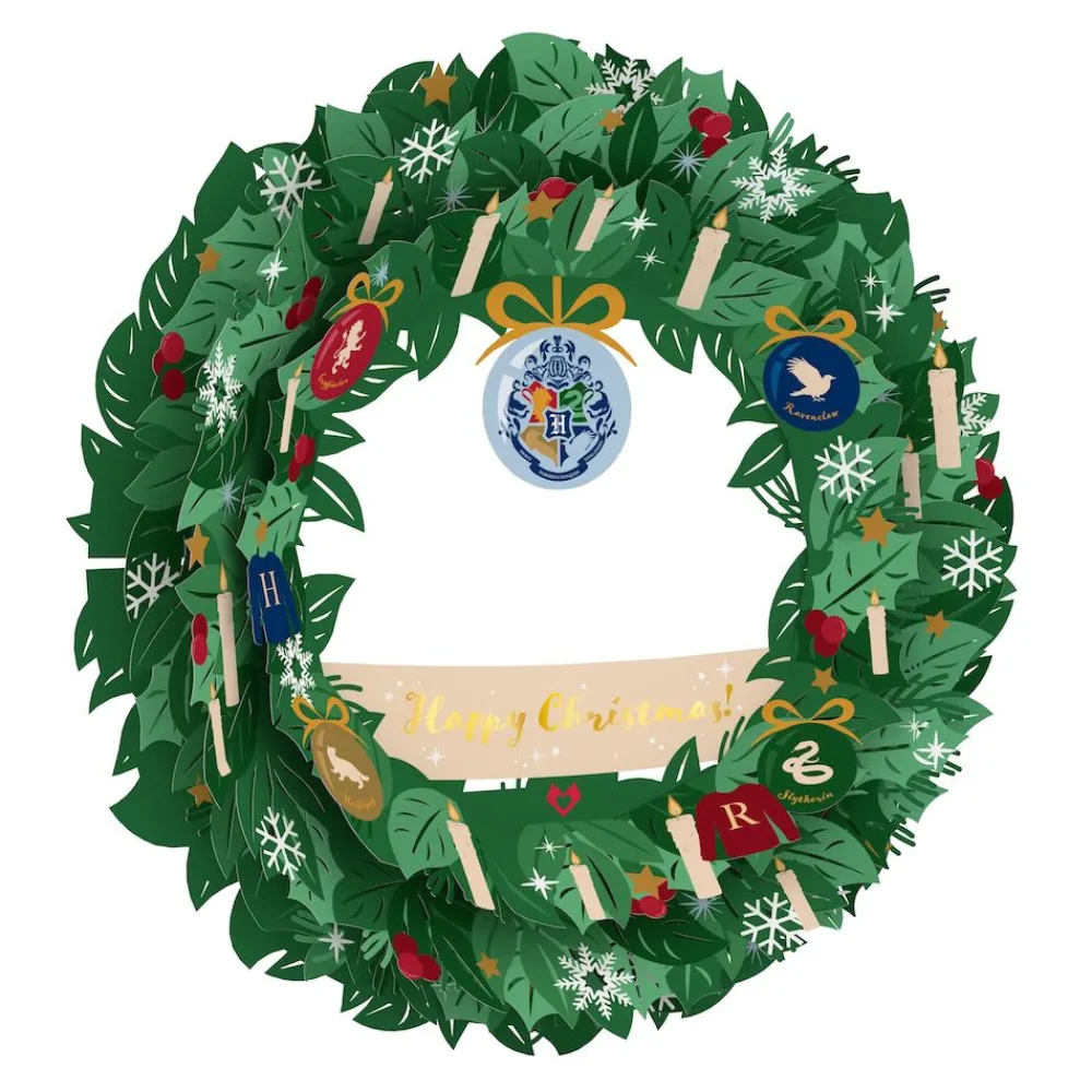 Lovepop Decor|Christmas 12/25|Harry Potter™ Happy Christmas Wreath