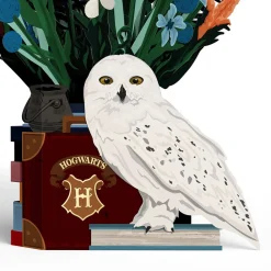 Lovepop Pop-Up Bouquets|Card & Gift Bundles|Harry Potter™ Hedwig™ Birthday Pop-Up Card & Flower Buds Bouquet Bundle
