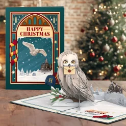 Lovepop Greeting Cards|Christmas 12/25|Harry Potter™ Hedwig™ Holiday Magic Pop-Up Card