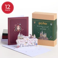 Lovepop Value Packs|Christmas 12/25|Harry Potter™ Holiday Box Set (Assorted 12-Pack): Paperpop® Card